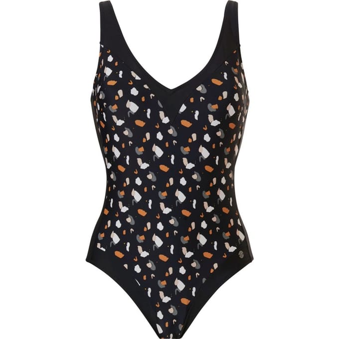 Pastunette Beach - Spots - Corrigerend Badpak - Zwart - Maat 40