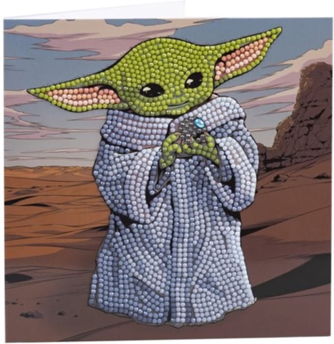 Crystal Card Kit | Diamond painting Star Wars Grogu