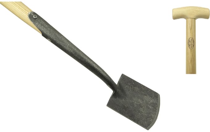 De Wit Damesspade Met Zwanehals En Essen Steel 75 Centimeter