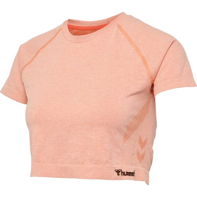Vrouwen kort naadloos T-shirt Hummel CI