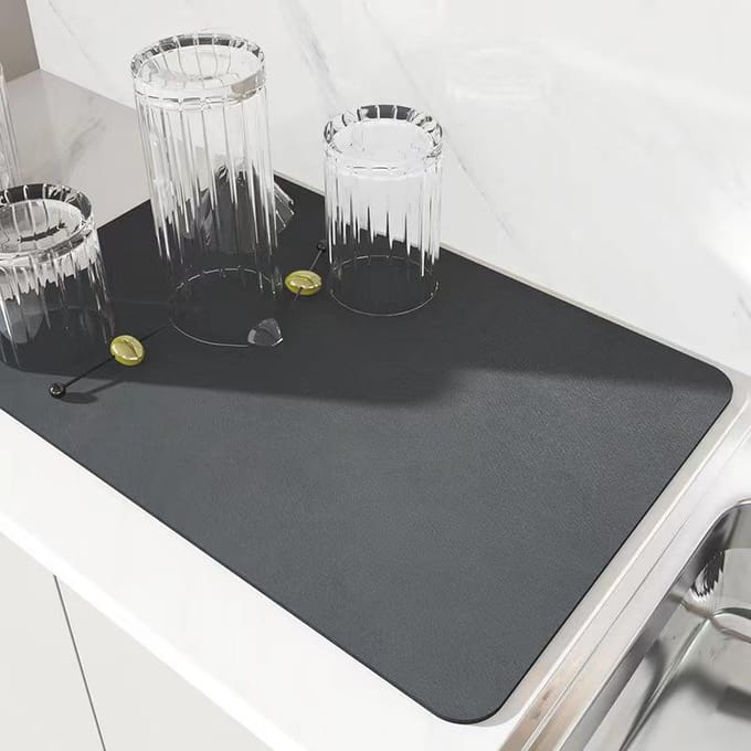 Sous-main de cuisine absorbant et résistant à la chaleur