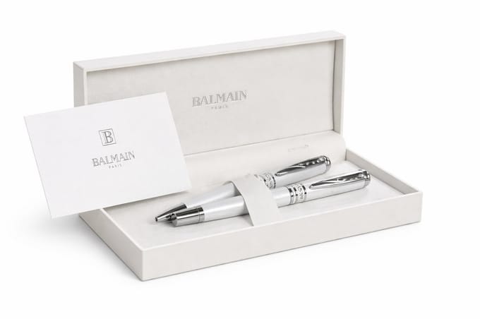 Balmain Paris - Pennenset - Balpen - Rollerbalpen - Met Certificaat - Luxe Geschenkset - Met Geschenkdoos