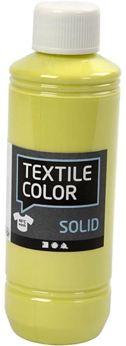 Creotime Textil Solid, kiwi, dekkend, 250 ml