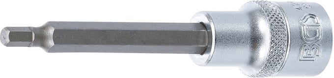 BGS Dopsleutelbit lengte 100 mm 1/2 INBUS 5 mm