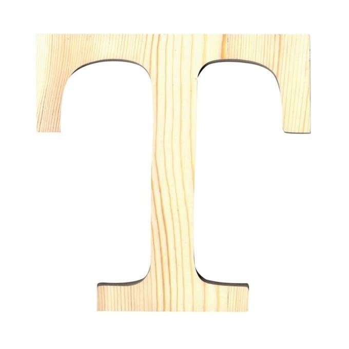 Artemio houten letter T 11.5 cm