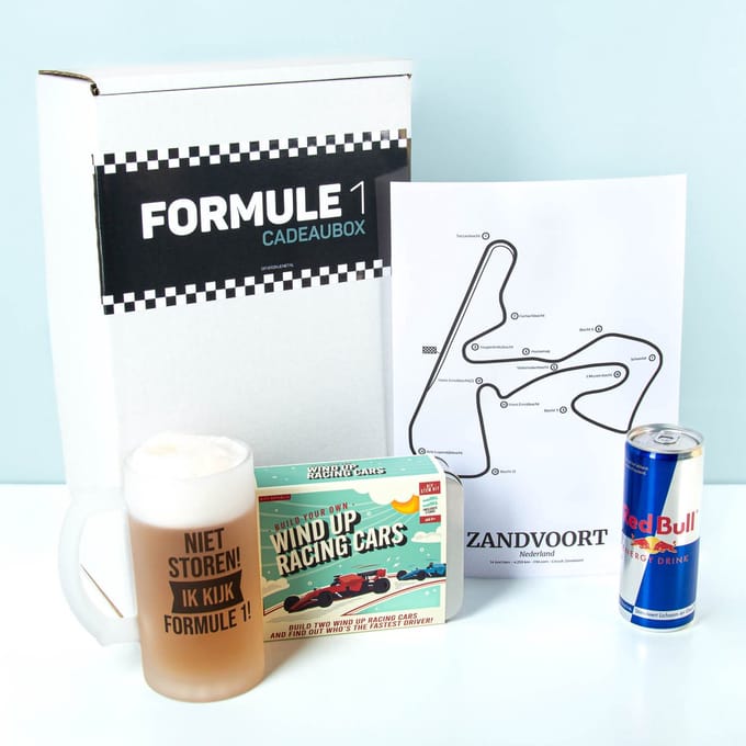 Cadeaubox Formule 1 van Ditverzinjeniet.nl