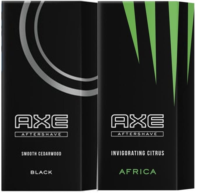 AXE After Shave - MIX - Black & Africa - 2 x 100 ml