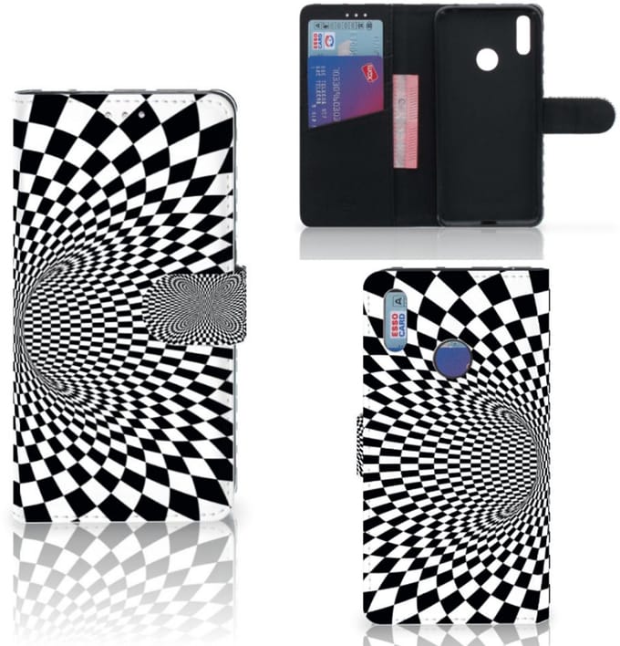 Huawei Y7 (2019) Book Case Illusie