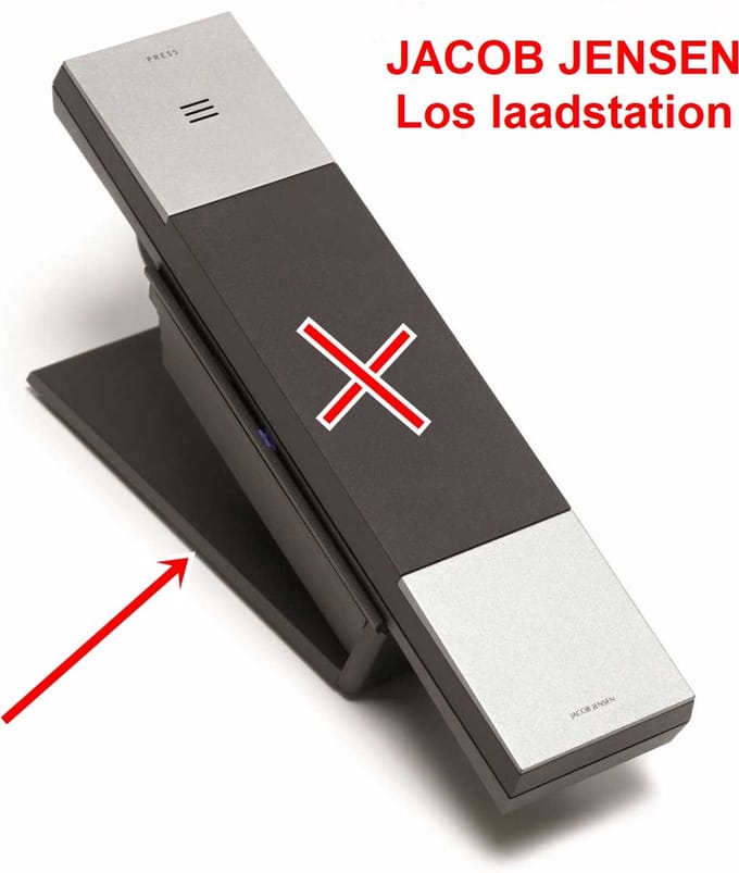 JACOB JENSEN los LAADSTATION voor Jacob Jensen DECT handset