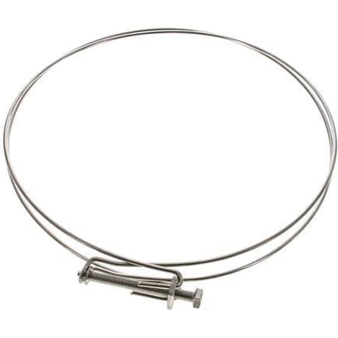 185 - 195 mm Slangklem Rvs 304