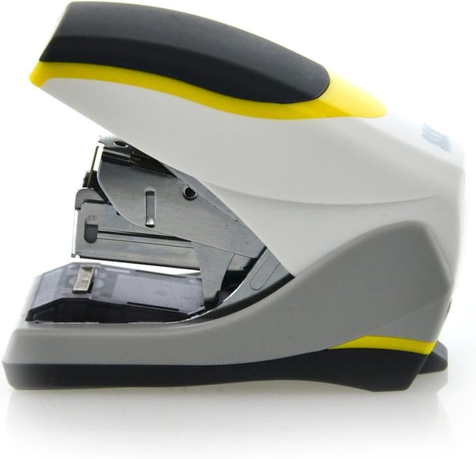 Handnietmachine Capaciteit - Bureaunietmachine Solide - Groot Document Werk - Vijftig Procent Kracht - 12 Bij 7 Cm - Beige