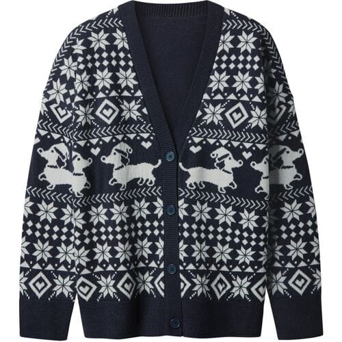 ESMARA Dames kerstvest (Marineblauw, S (36/38))