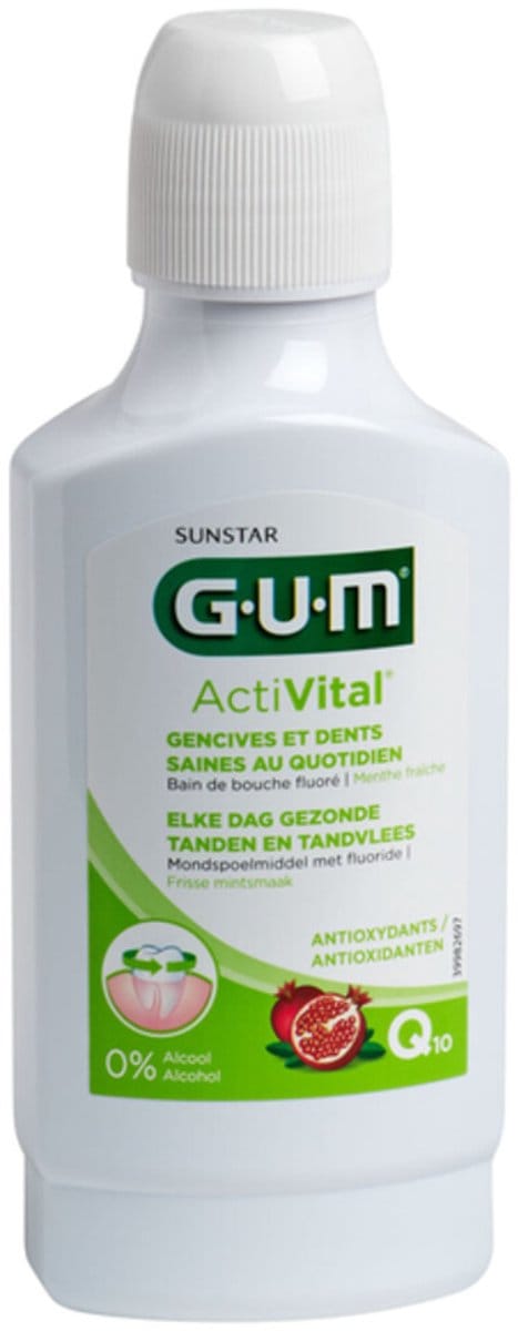 GUM - Mondspoelmiddel ActiVital - 6 x 300 ml - Voordeelverpakking