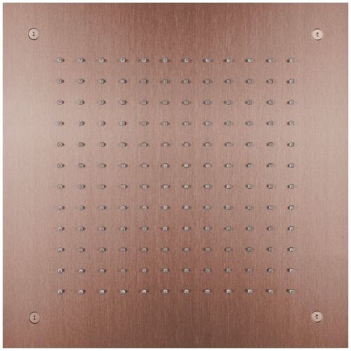 Herzbach DESIGN iX PVD rain shower for ceiling installation square 38 x 38 cm 21.638000.2.39