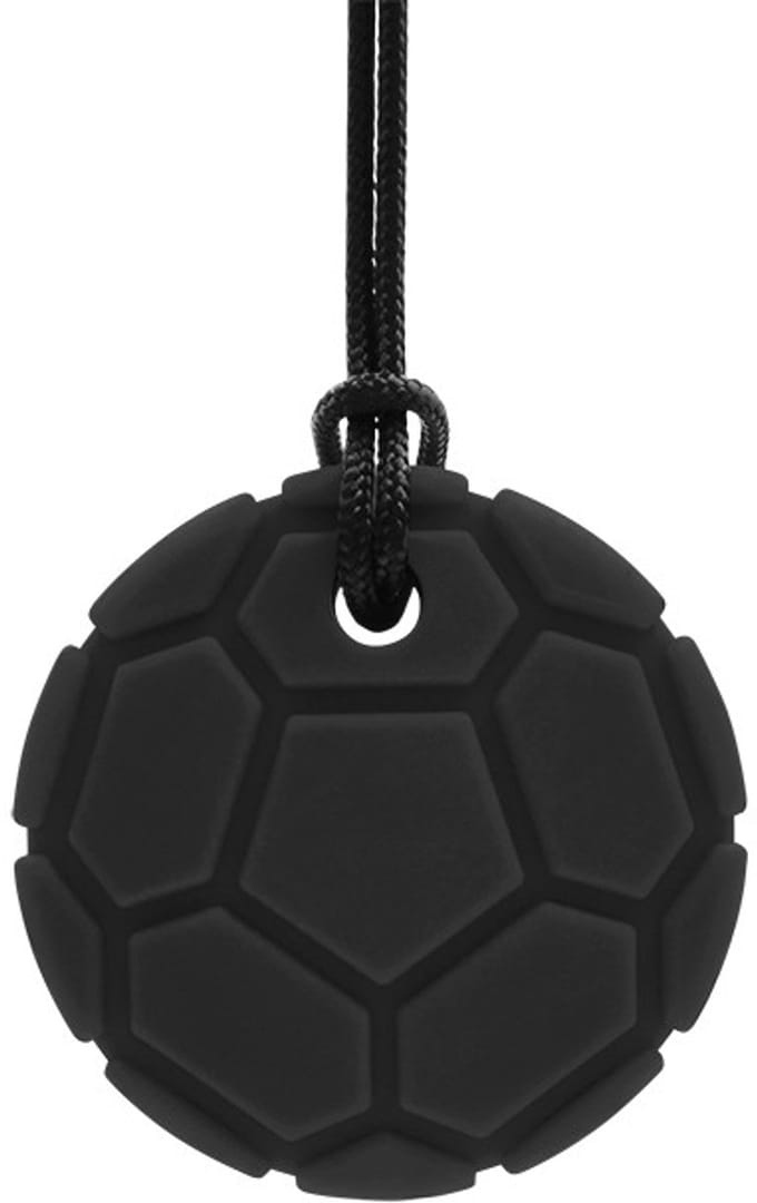 ARK Therapeutic kauwsieraad voetbal zwart XT - sensorisch speelgoed.