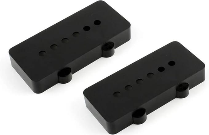 Allparts PC6400023 pickup covers voor Jazzmaster®, zwart, 2 stuks