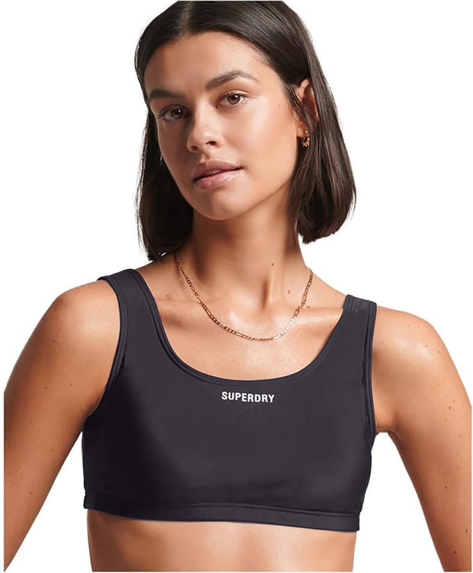 Superdry Code Essential Bikinitop Zwart S Vrouw