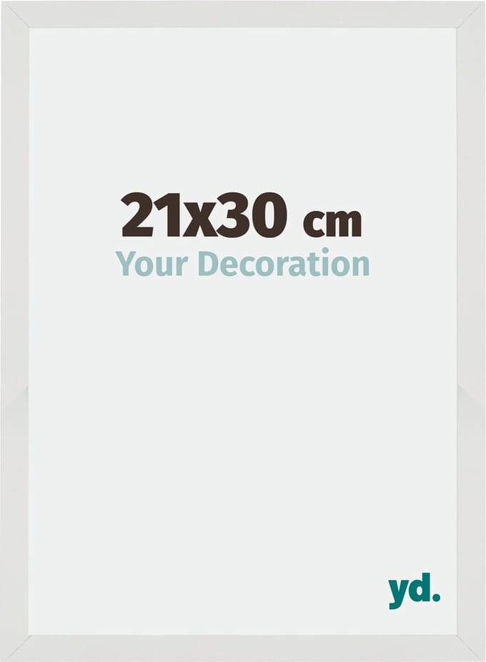 Your Decoration - Fotolijst 21x30 cm - MDF - Wit Mat - Mura