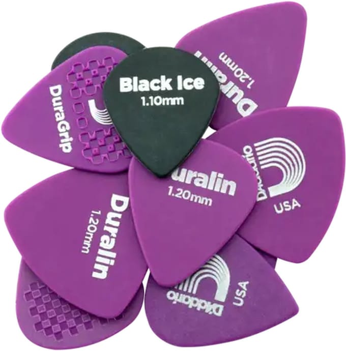 D'Addario - Duralin Assorted Shapes Pack - Plectrum - Heavy - 10-pack