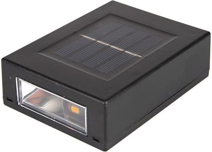 LED solar gevellamp - Neutraal wit - 2 kanten