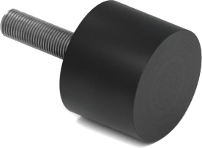 Rubbermagazijn - Trillingsvoet - Type D - 20x15mm - M6 - Set 10 stuks