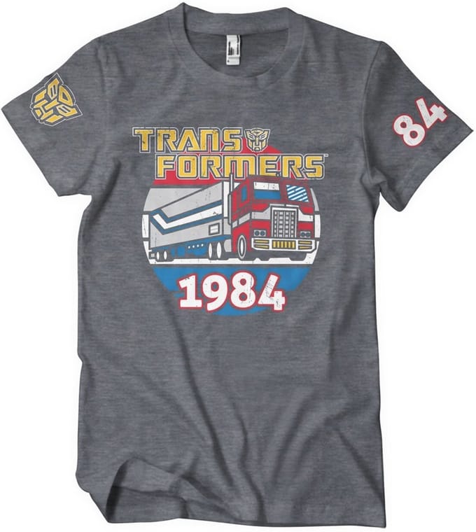 Transformers Optimus Prime uit 1984 T-shirt donker/gemêleerd