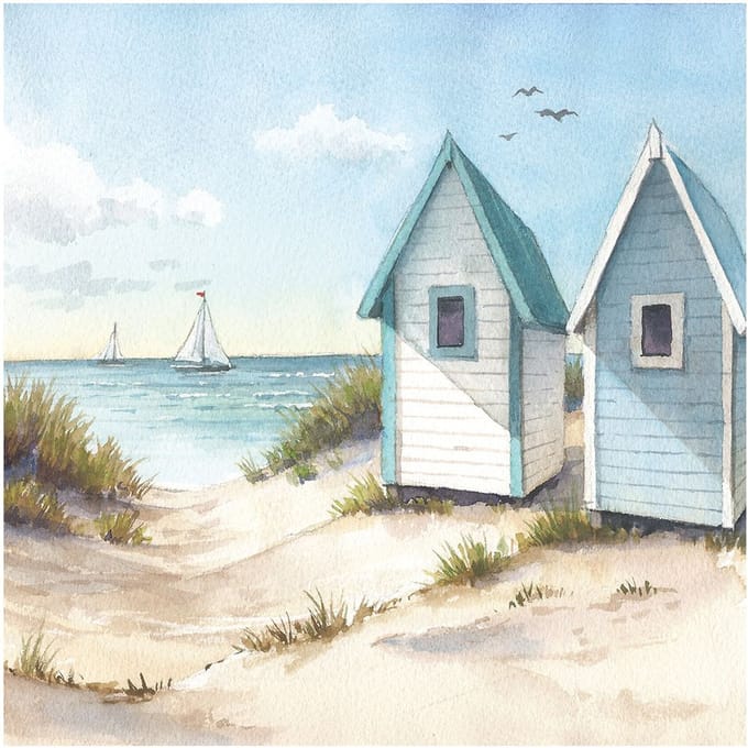 Servet "Sunny Beach" - 20 stuks