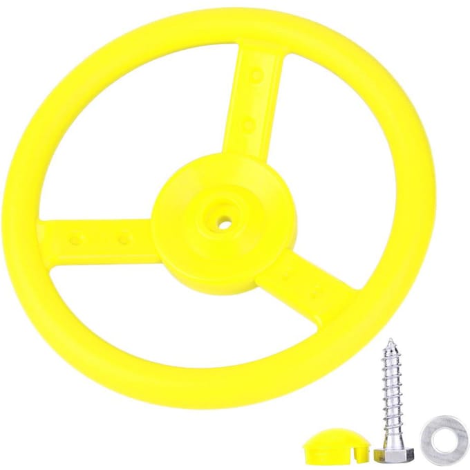 Plastic Buitenspeeltuin Klein Stuurwiel Speelgoed Schommelset Accessoires (geel) geel