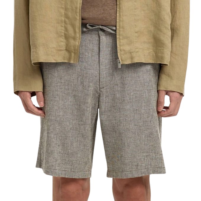 Selected  Korte Broek SLHREGULAR-BRODY LINEN BLD SHORTS
