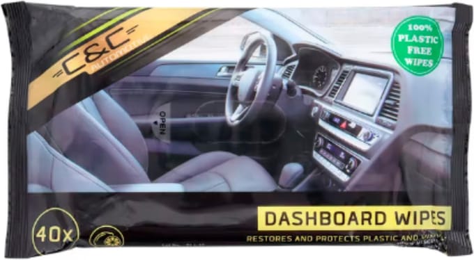 Schoonmaak doekjes auto - schoonmaak doekjes - 40 stuks - doekjes- dashboard wipes