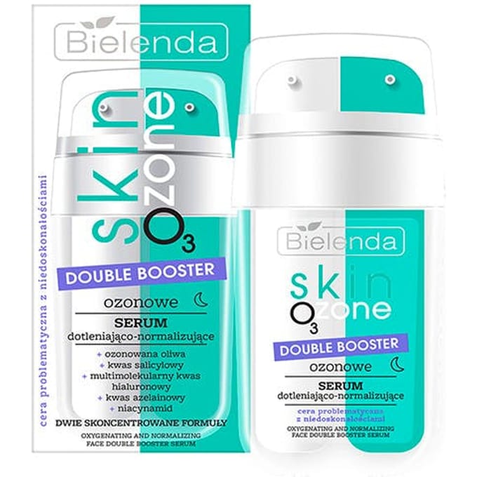 Bielenda Skin O3 Zone Double Booster Ozone Oxygenating And Normalizing Serum 2 x 7,5 ml