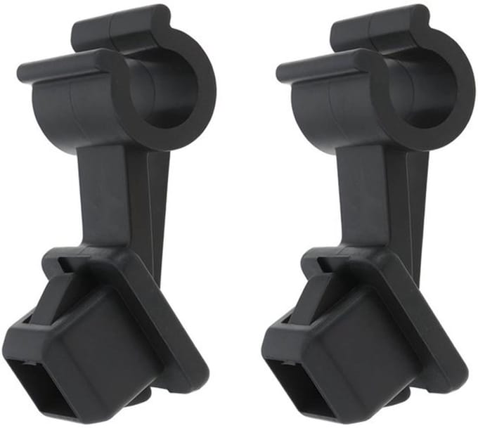 Dailygoods- Ondersteuningstaaf 2 stuks - Klem/Clip - Compatibel met