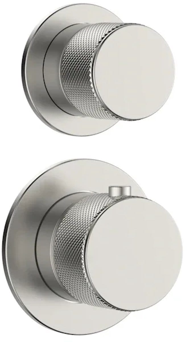 DutchLine Thermostatische Douchekraan Geborsteld Staal