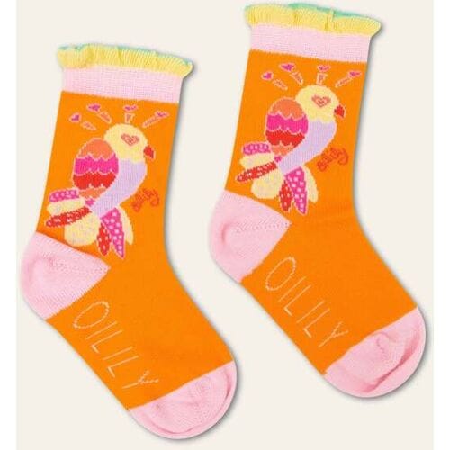 Oilily Miguela Enkelsokken- maat29-31 Oranje Crush