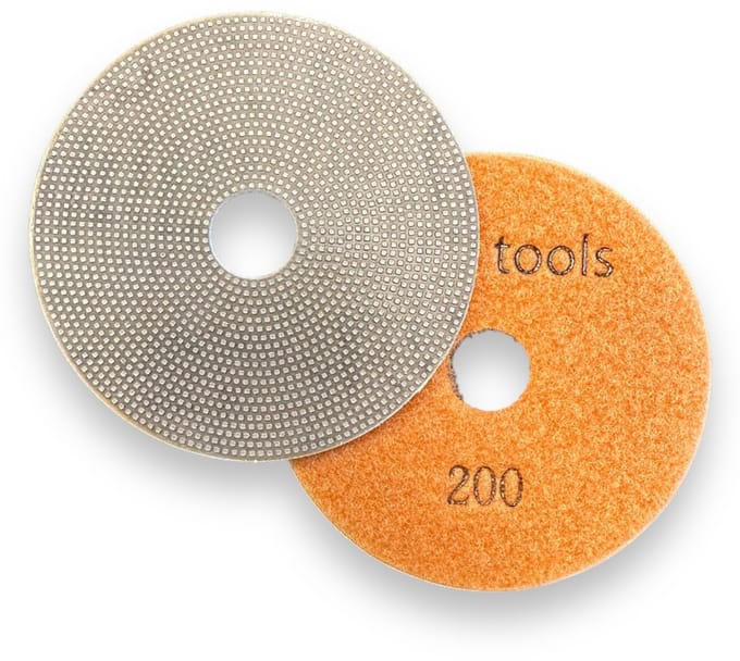 Diamant fullbody schuur en polijstschijf Korrel 200
