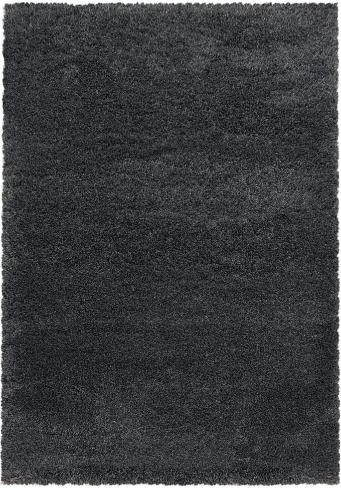 Extra hoogpolig shaggy vloerkleed Fluffy - grijs - 120x170 cm