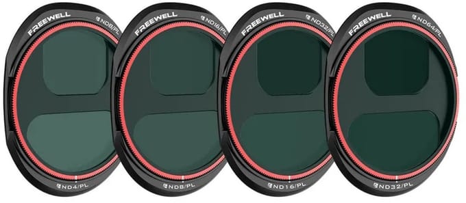 Freewell Nd/Pl Bright Day Filterset Voor Dji Mavic 4 Pro 4 Filters