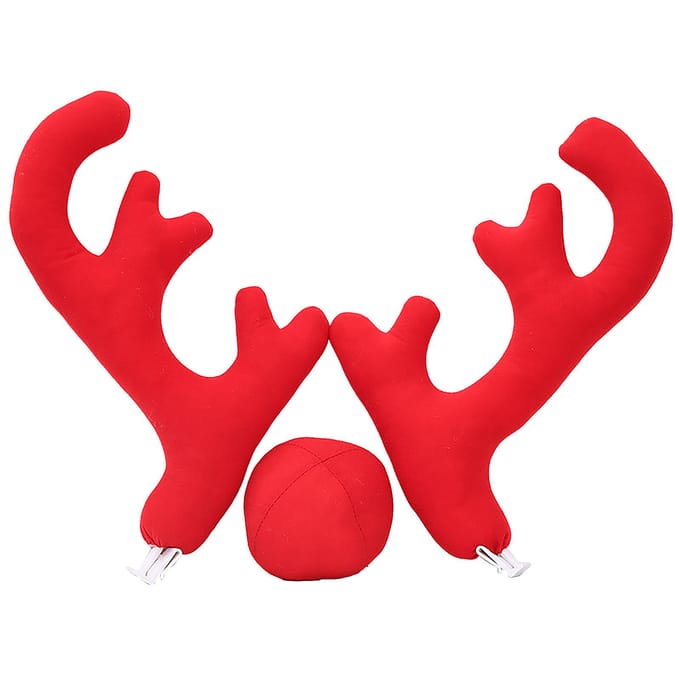Rendier Geweien Kit Voor Auto Feestelijke Kerst Auto Decoraties red