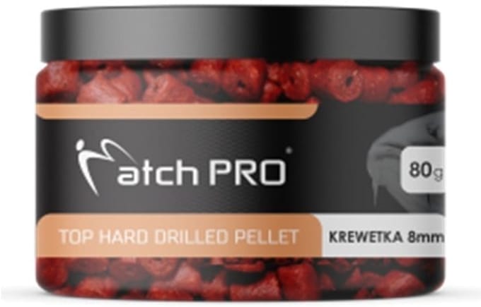 MatchPro Top Hard Drilled Pellet 12mm 80gr - Smaak : Bloodworm