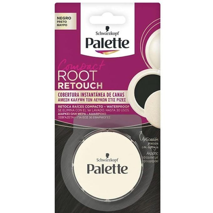 Root Touch-up Palette - Schwarzkopf - Zwart - Camoufleert grijs haar - Alle haartypes - Unisex