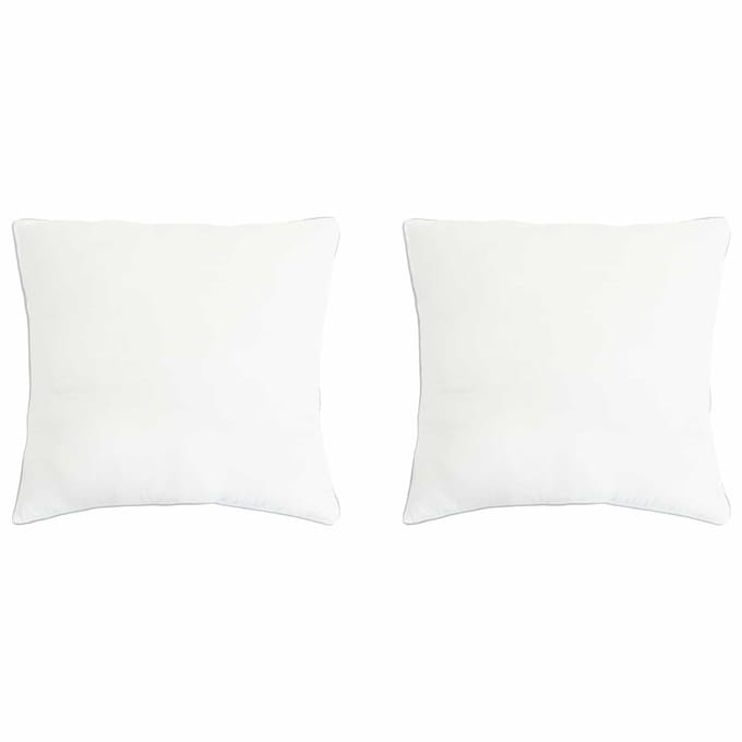 vidaXL - Hoofdkussen - 2 - st - 40 - x - 40 - cm - Bamboevezel - Wit