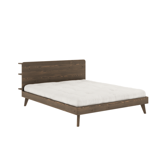 Karup Bed retraite - 106 Carob brown lacquered - 160 x 200 cm