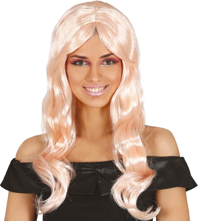Fiestas Guirca - Pruik blond golvend haar