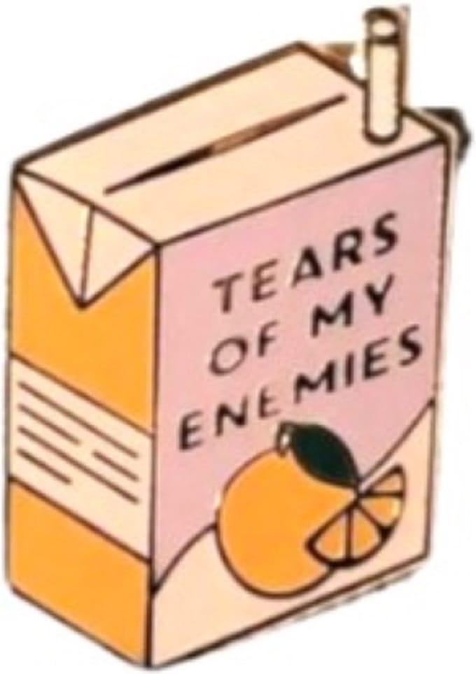 Pin Broche - enamel pin - kledingspeld - Tears juicebox