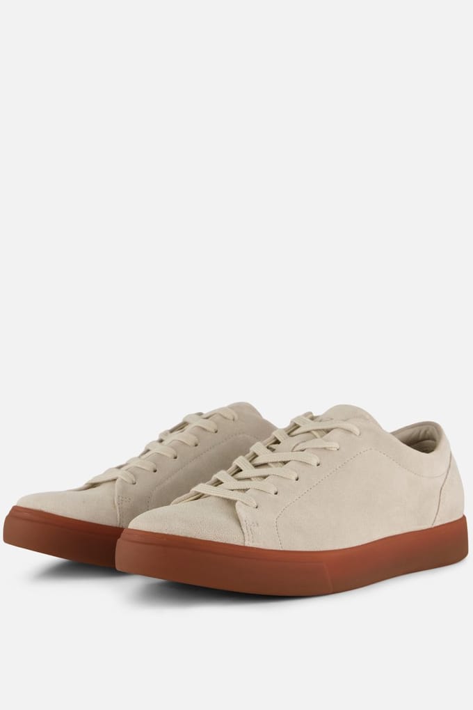 Ecco Ecco Soft 10 M Lace Sneakers beige Leer
