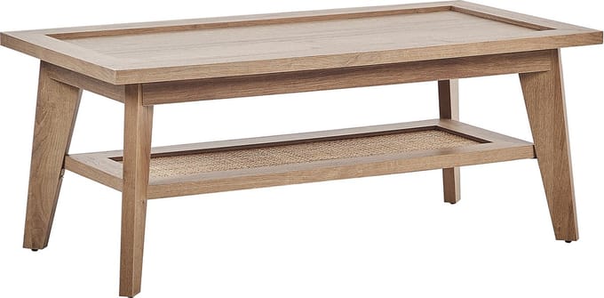 SIMLA - Salontafel - Lichte houtkleur - Vezelplaat
