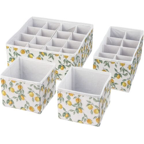 LIVARNO HOME Lade organizers (Wit/geel)