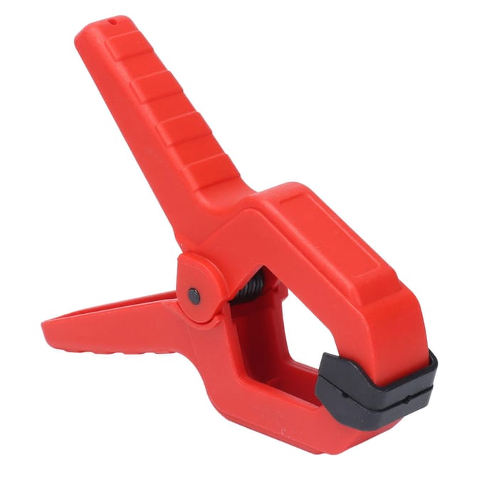 Veerklemmen Overslaande Veer Zachte Rubber Handgreep Technische Kunststoffen Achtergrondklemmen red