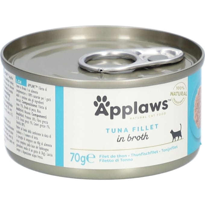 APPLAWS Nat kattenvoer met tonijnfilet 70 Voeding