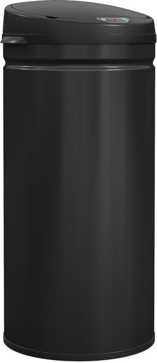 Sensor Afvalemmer - 42L - Soft Close Contactloos - RVS - Zilver